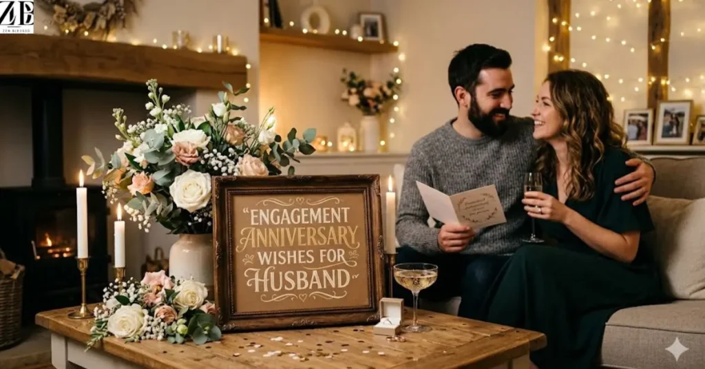 Engagement Anniversary Wishes for Husband