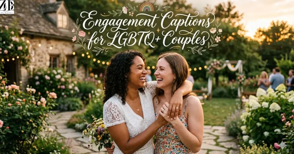 Engagement Captions for LGBTQ+ Couples
