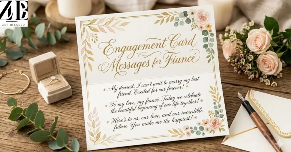 Engagement Card Messages for Fiancé