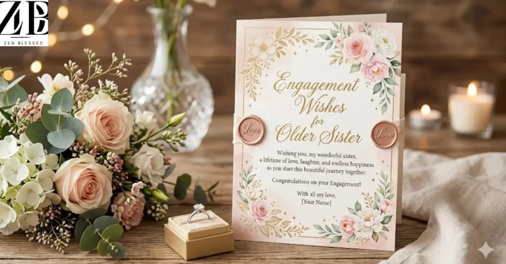 Engagement Wishes for Older Sister