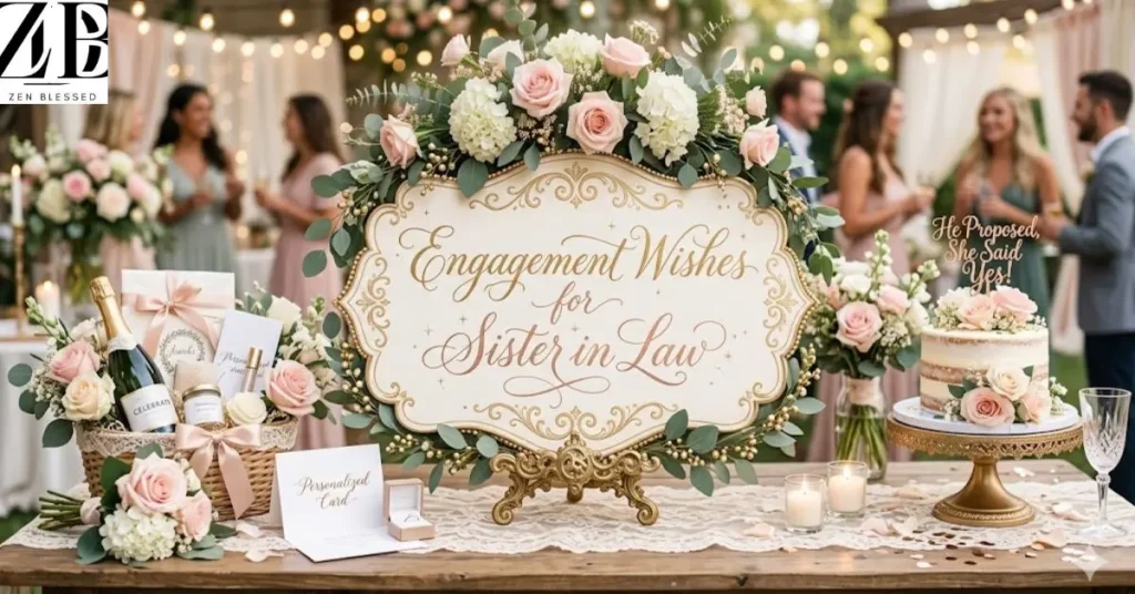 Engagement Wishes for Sister in Law
