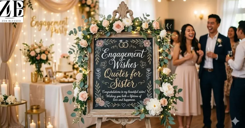 Engagement Wishes Quotes for Sister