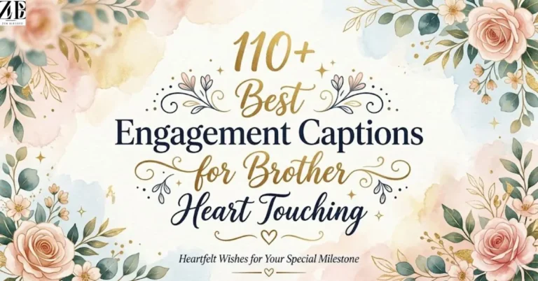 110+ Best Engagement Captions for Brother Heart Touching