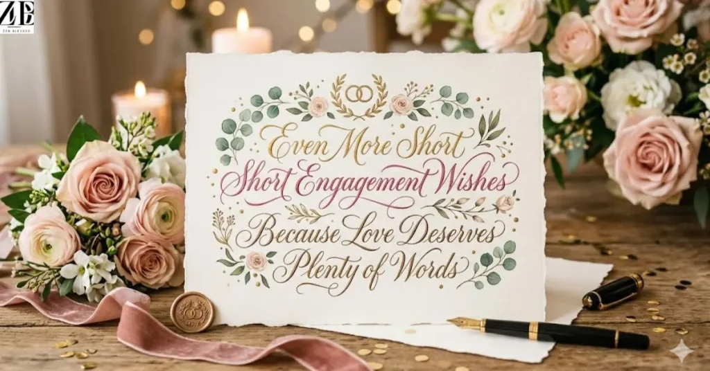 Even More Short Engagement Wishes Because Love Deserves Plenty of Words