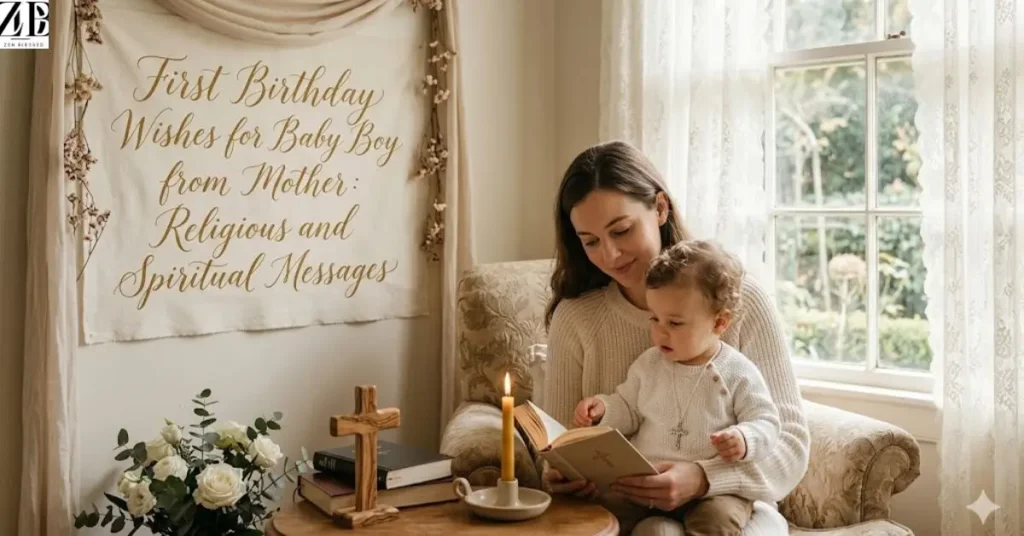 First Birthday Wishes for Baby Boy from Mother Religious and Spiritual Messages