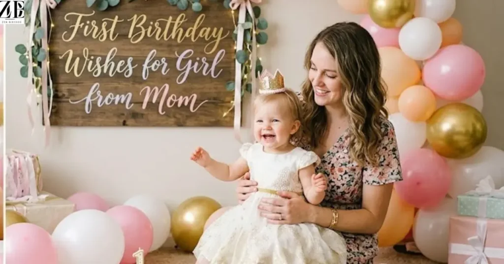first-birthday-wishes-for-girl-from-mom First Birthday Wishes for Girl from Mom