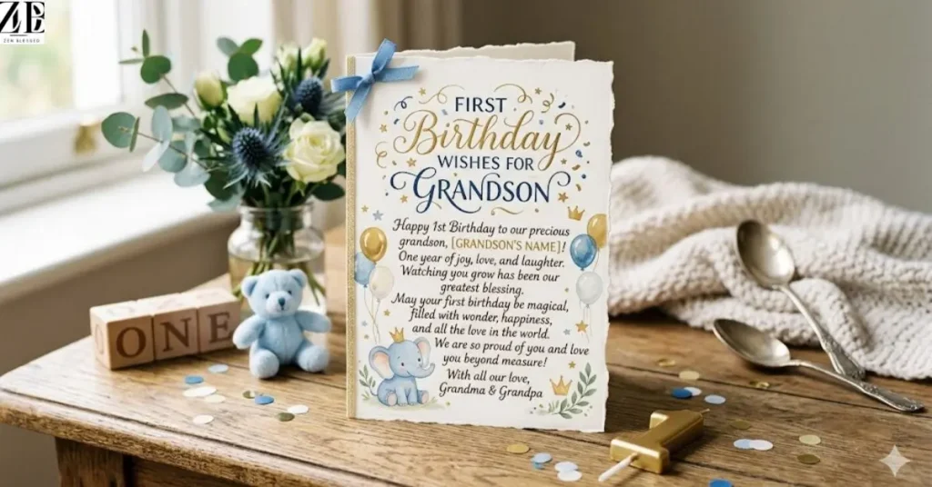 first-birthday-wishes-for-grandson First Birthday Wishes for Grandson