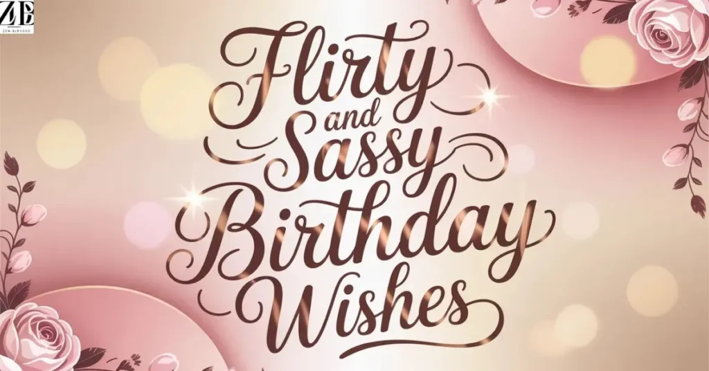 Flirty and Sassy Birthday Wishes