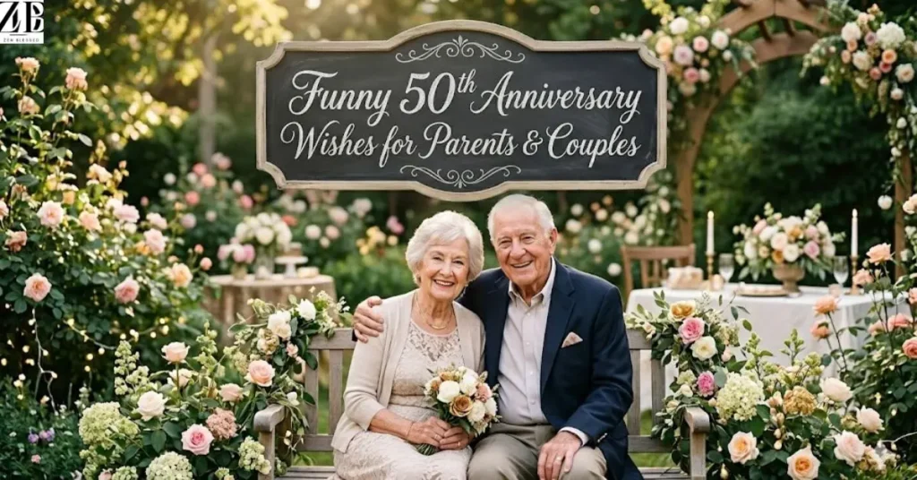 Funny 50th Anniversary Wishes for Parents & Couples