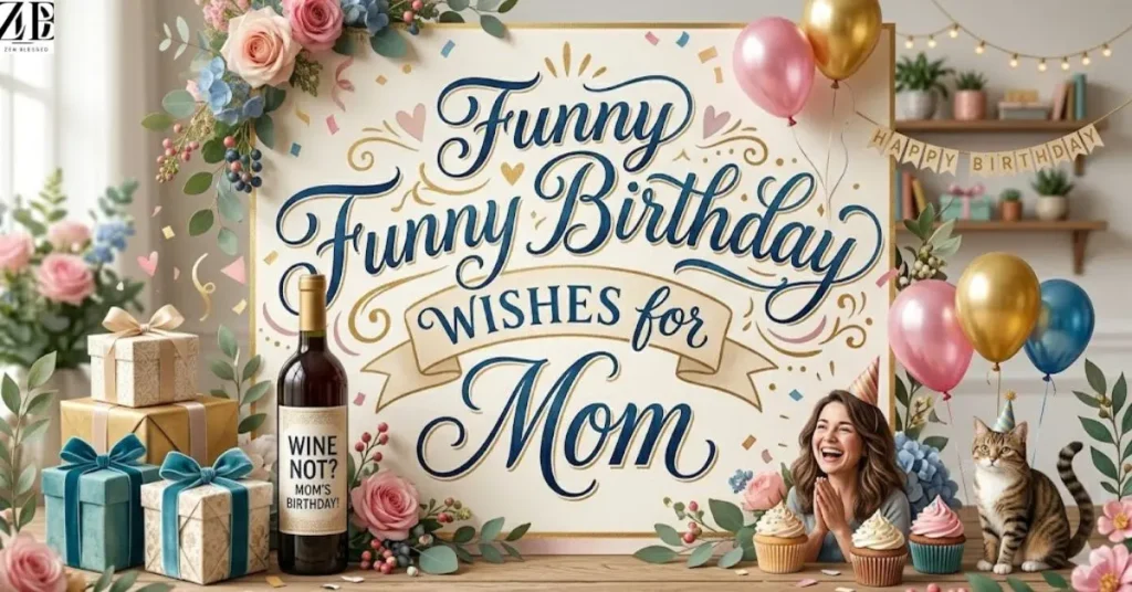 Funny Birthday Wishes for Mom