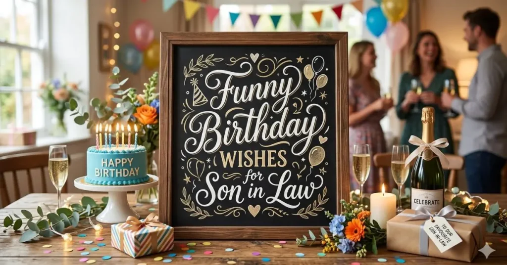 Funny Birthday Wishes for Son in Law