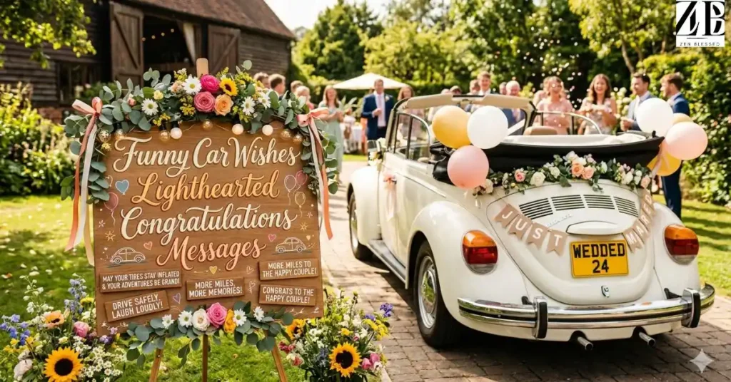 Funny Car Wishes Lighthearted Congratulations Messages