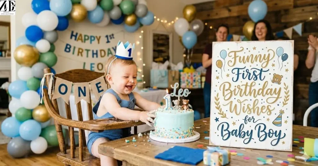 funny-first-birthday-wishes-for-baby-boy Funny First Birthday Wishes for Baby Boy