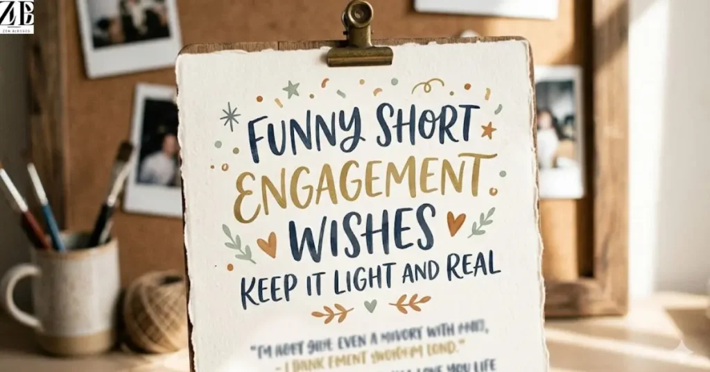 Funny Short Engagement Wishes Keep It Light and Real