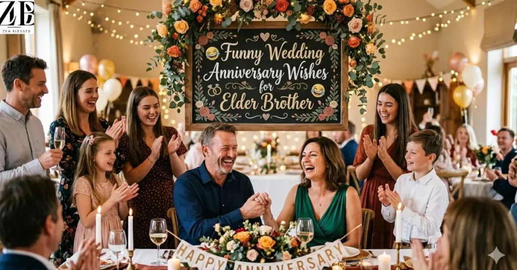 Funny Wedding Anniversary Wishes for Elder Brother