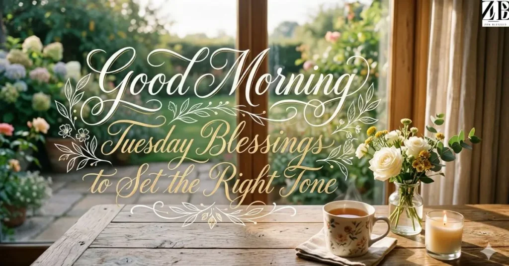 Good Morning Tuesday Blessings to Set the Right Tone
