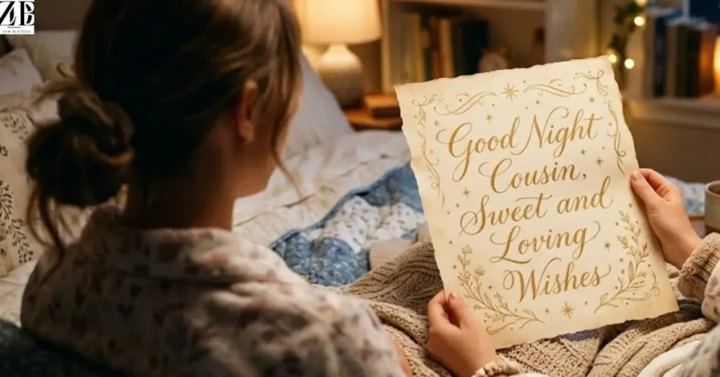 Good Night Cousin Sweet and Loving Wishes