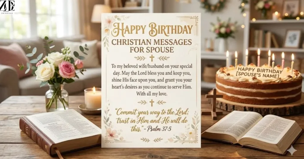 Happy Birthday Christian Messages For Spouse