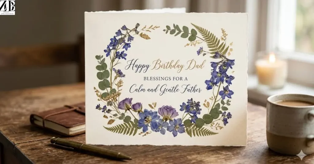 Happy Birthday Dad Blessings for a Calm and Gentle Father