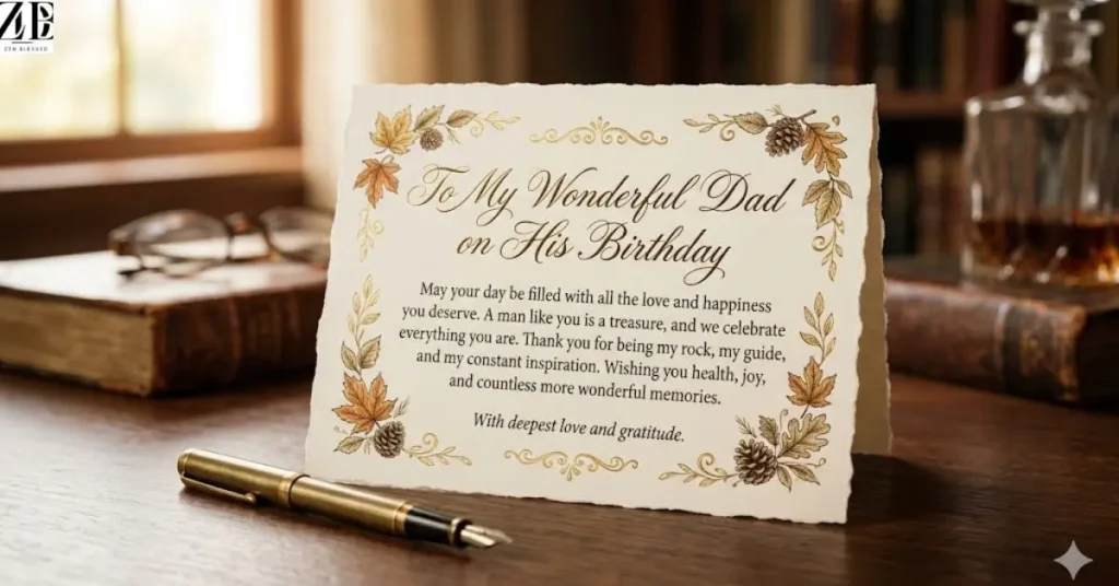 Happy Birthday Message for Dad