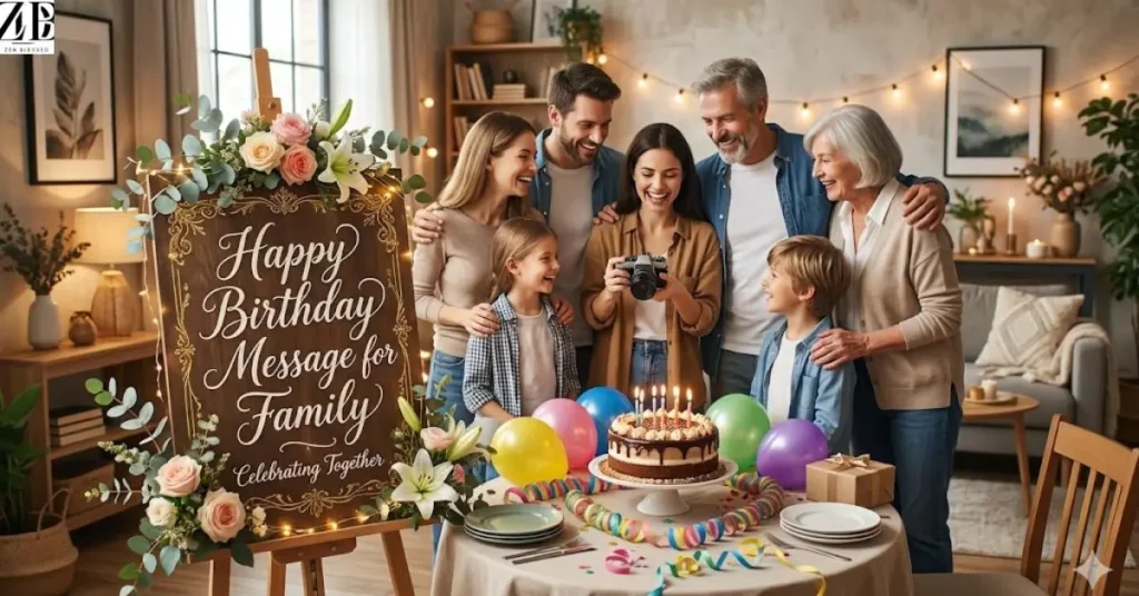 Happy Birthday Message for Family