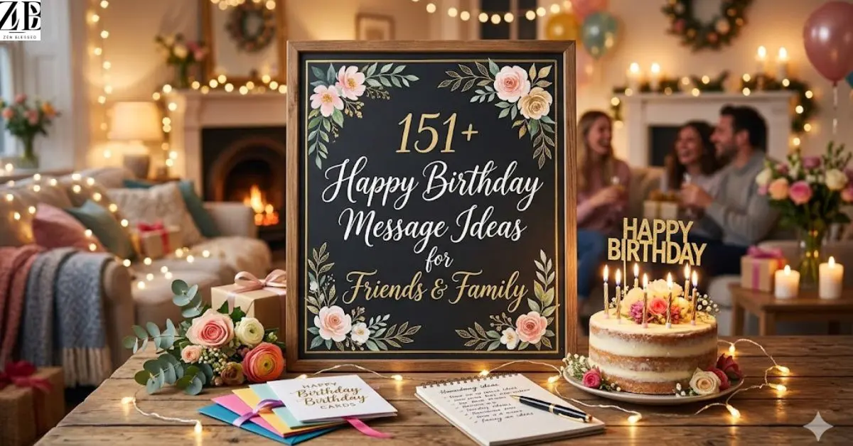 151+ Happy Birthday Message Ideas for Friends & Family