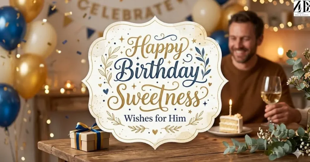 Happy Birthday Sweetness Wishes for Him