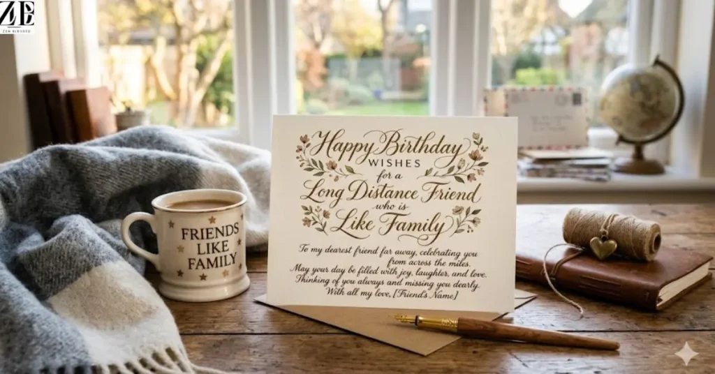 Happy Birthday Wishes for a Long Distance Friend Who Is Like Family