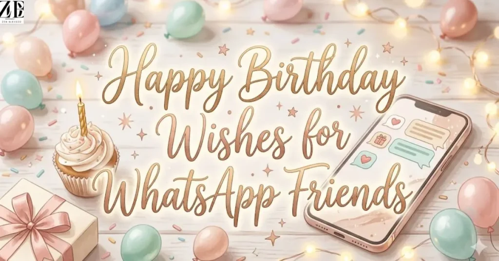 Happy Birthday Wishes for WhatsApp Friends