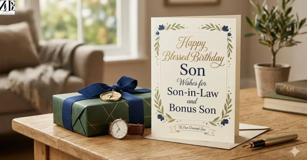 Happy Blessed Birthday Son Wishes for Son-in-Law and Bonus Son