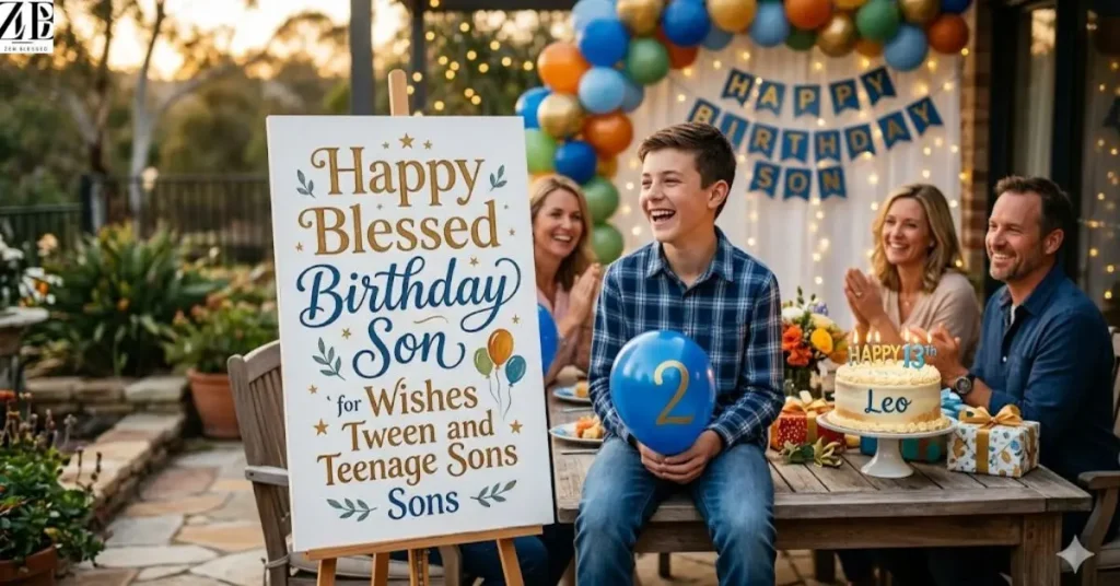 Happy Blessed Birthday Son Wishes for Tween and Teenage Sons