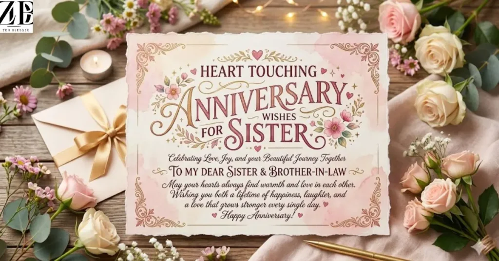 Heart Touching Anniversary Wishes For Sister