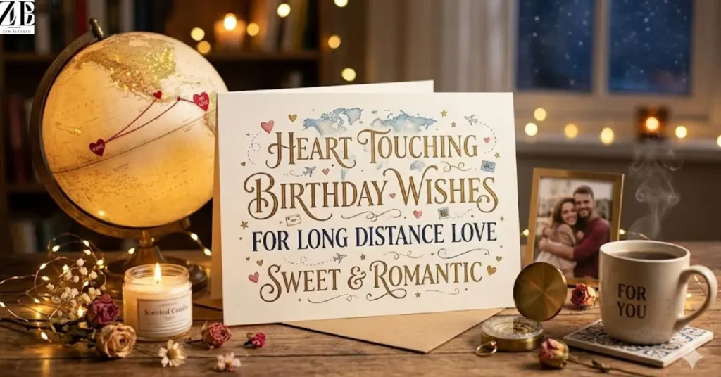 Heart Touching Birthday Wishes for Long Distance Love Sweet & Romantic