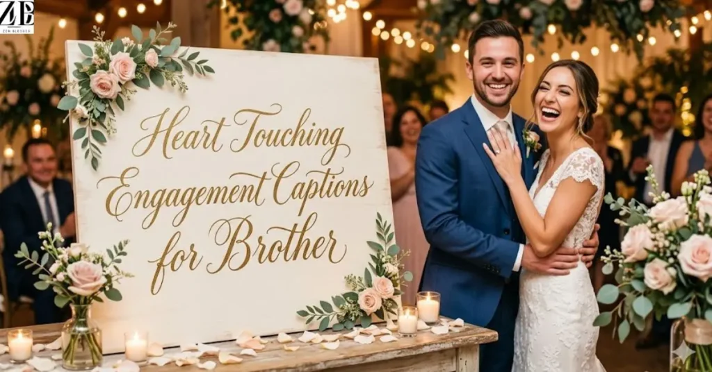 Heart Touching Engagement Captions for Brother