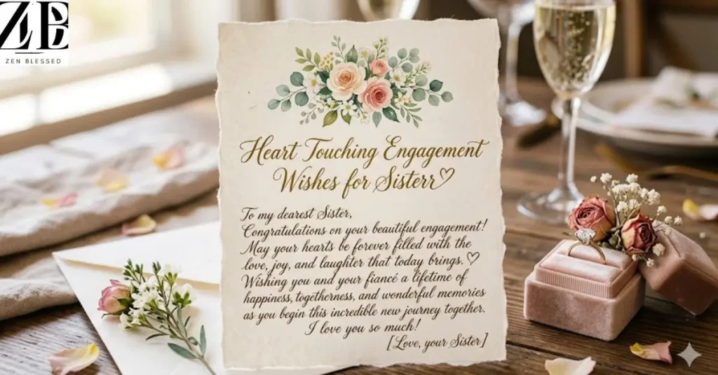 Heart Touching Engagement Wishes for Sister