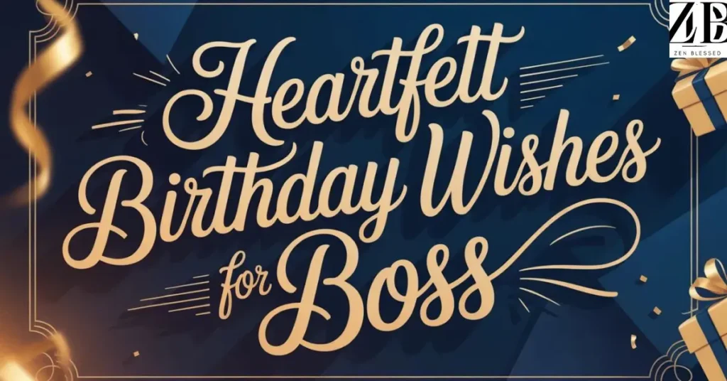 Heartfelt Birthday Wishes for Boss