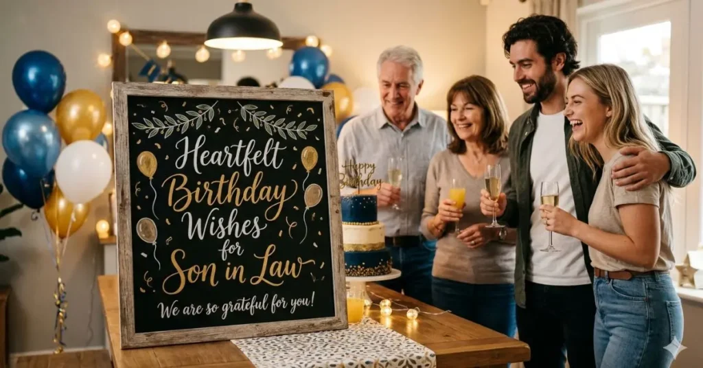 Heartfelt Birthday Wishes for Son in Law