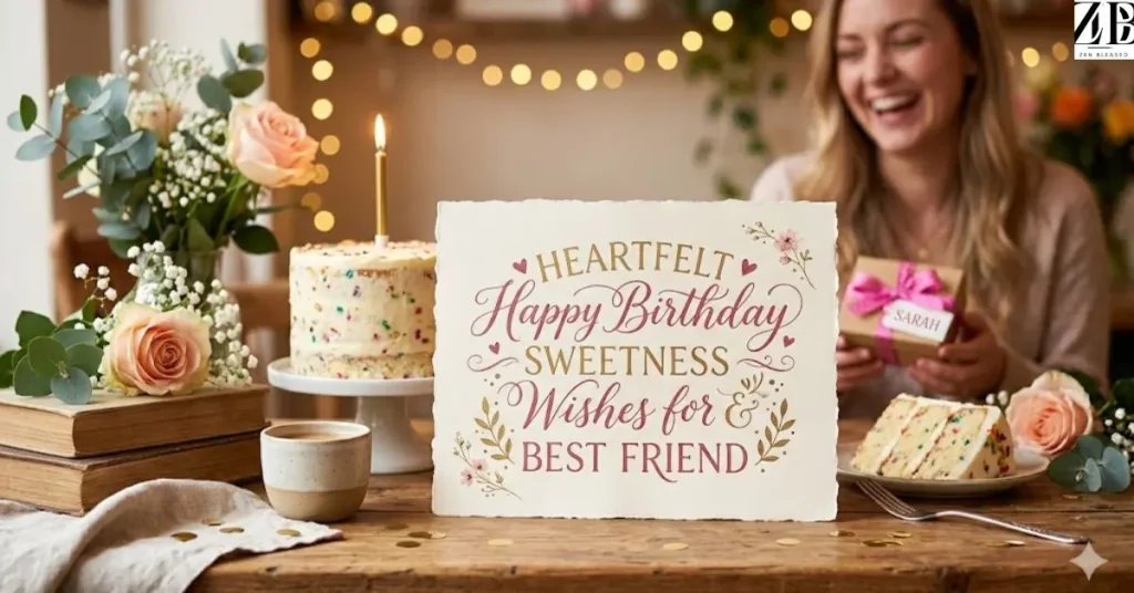 Heartfelt Happy Birthday Sweetness Wishes for Best Friend