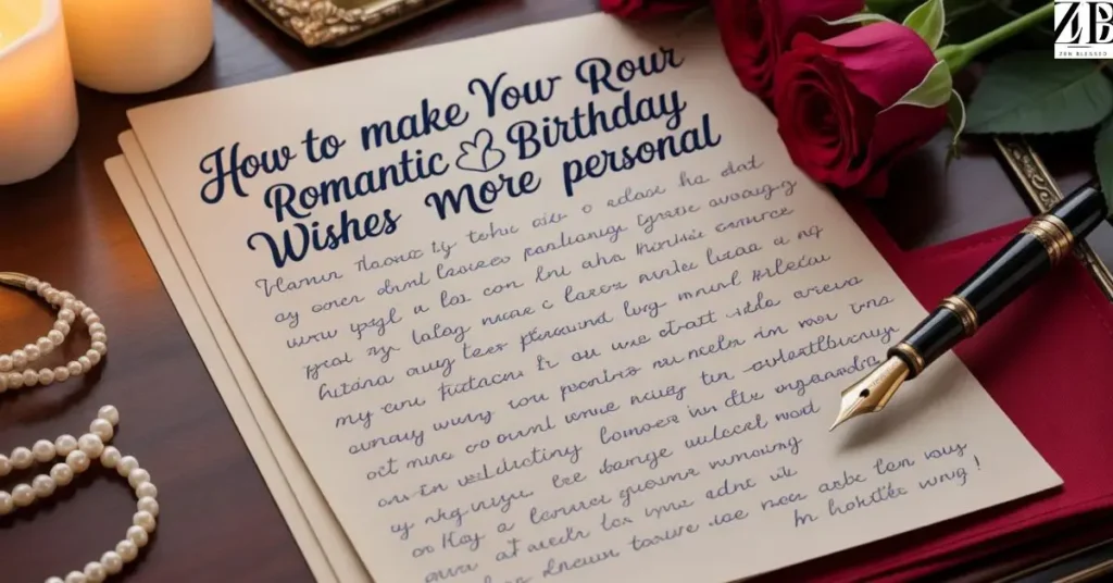 How to Make Your Romantic Birthday Wishes More Personal