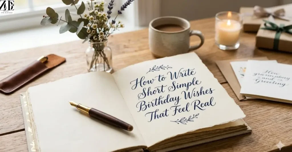 How to Write Short Simple Birthday Wishes That Feel Real