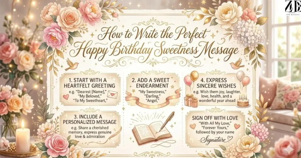 How to Write the Perfect Happy Birthday Sweetness Message