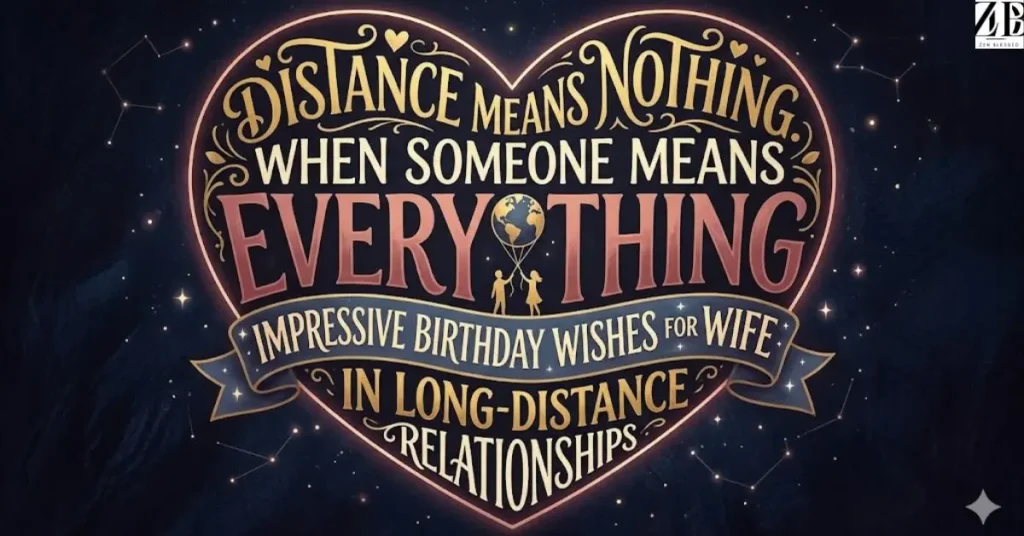 Impressive Birthday Wishes for Wife in Long-Distance Relationships