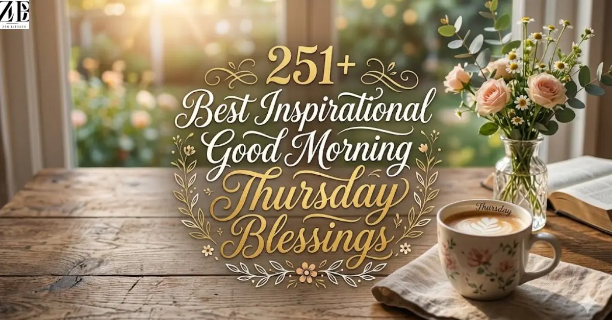 251+ Best Inspirational Good Morning Thursday Blessings