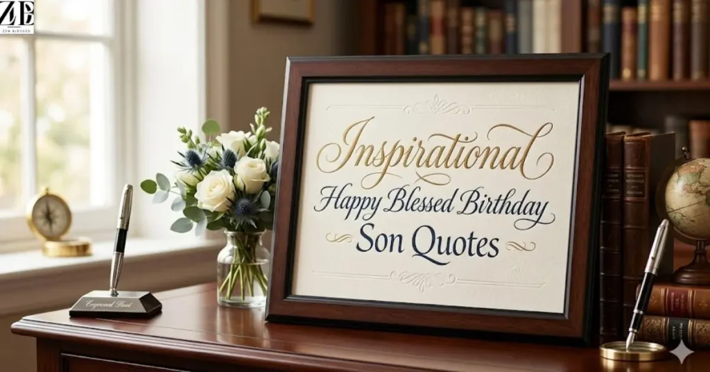 Inspirational Happy Blessed Birthday Son Quotes