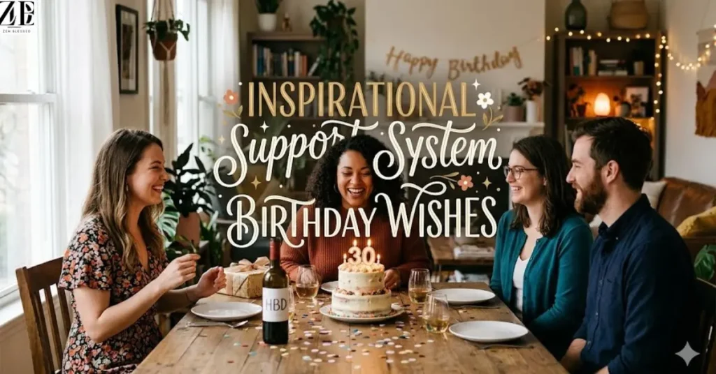 Inspirational Support System Birthday Wishes