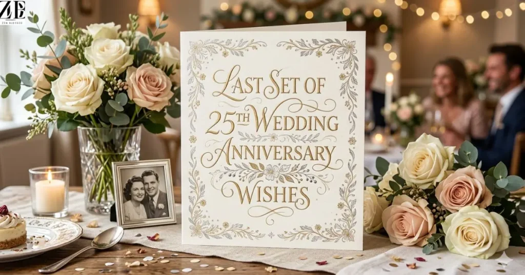 Last Set of 25th Wedding Anniversary Wishes