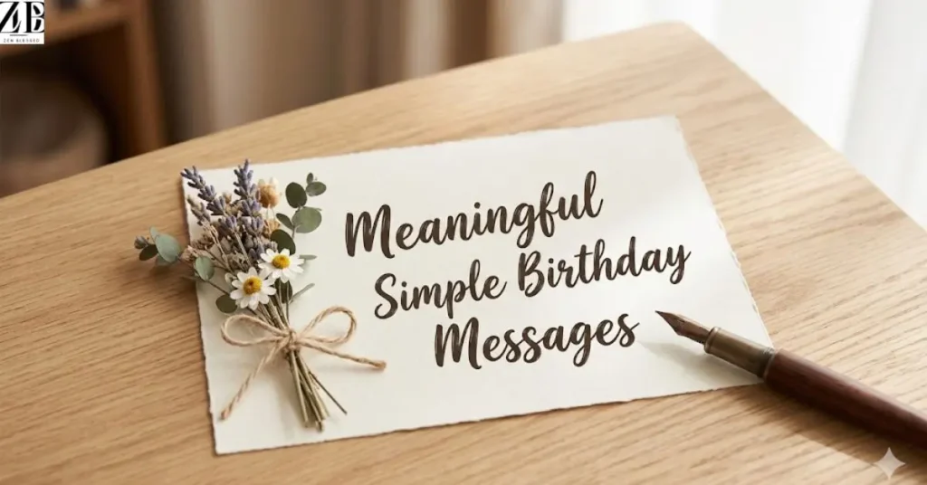 Meaningful Simple Birthday Messages