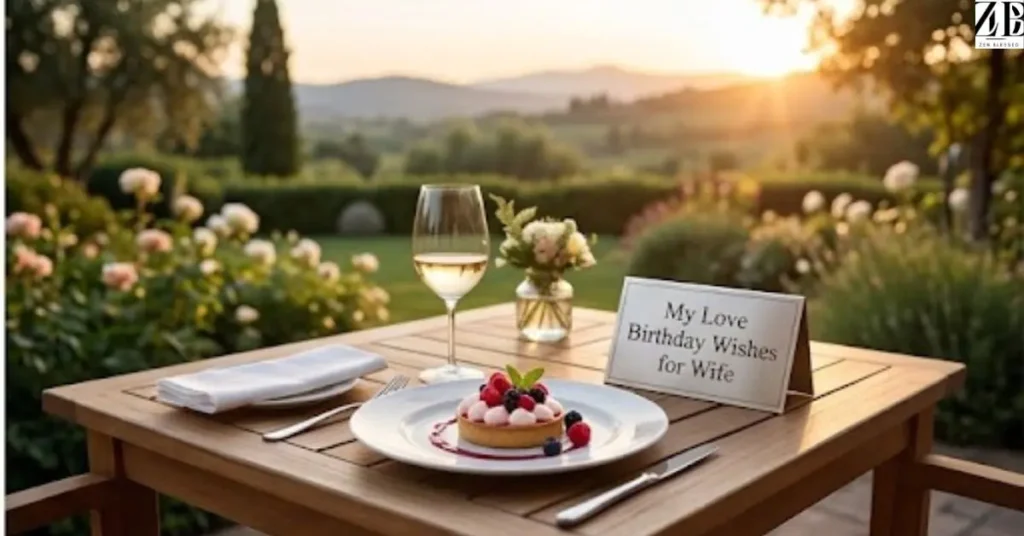 My Love Birthday Wishes for Wife