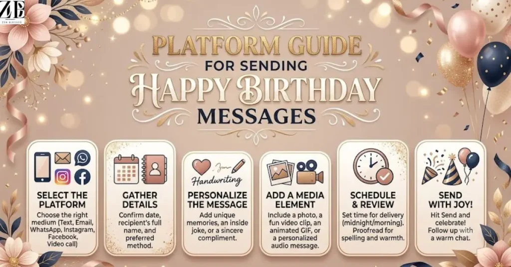 Platform Guide for Sending Happy Birthday Messages