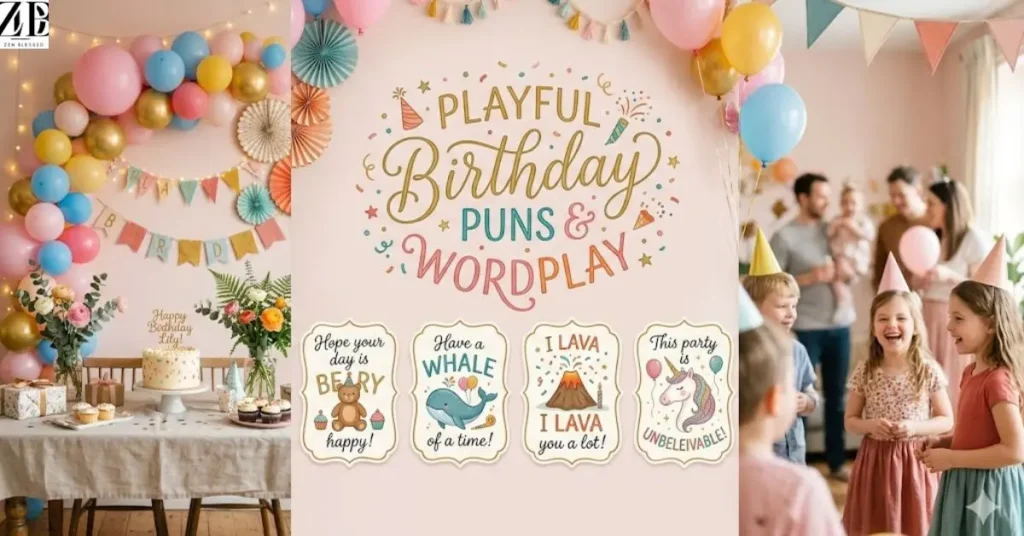 Playful Birthday Puns and Wordplay